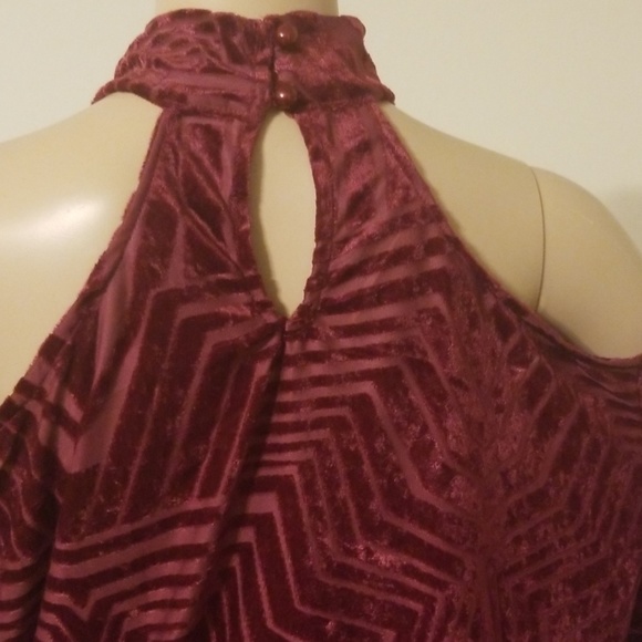 Ashley Stewart Plus Size Velvet Bodysuit NWT - Picture 6 of 7